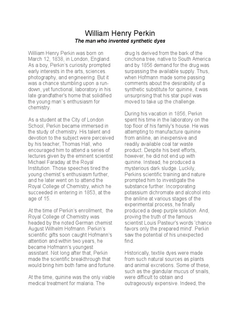 William Henry Perkin